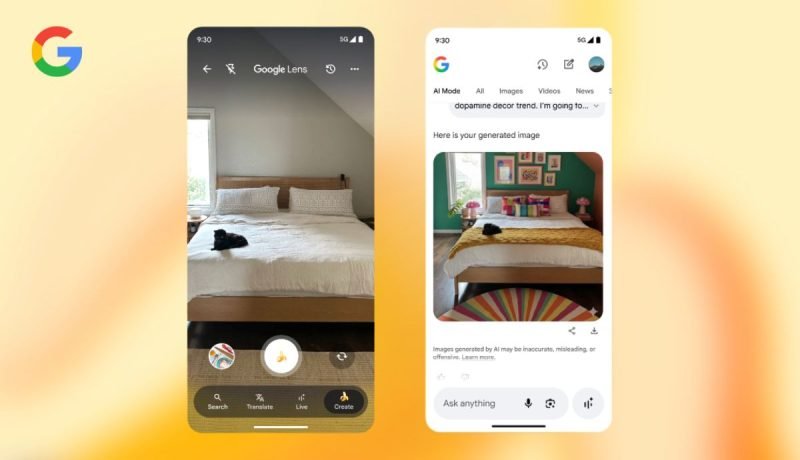 Nano Banana: Generación de Imágenes IA en Google Lens y AI Mode