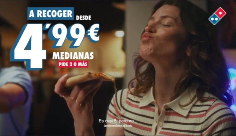 Domino’s Pizza relanza la MEGAWEEK: pizzas medianas a 4,99 € en España hasta el 13‑octubre