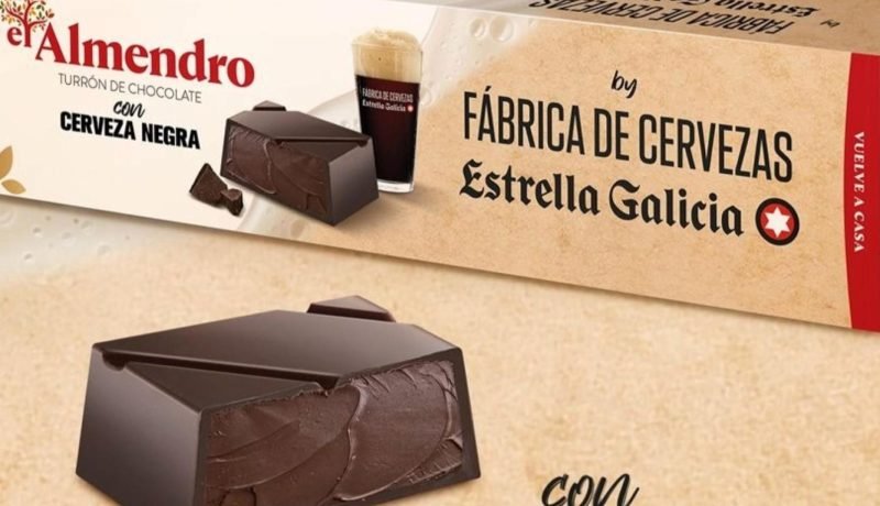 El Almendro y Estrella Galicia: El Turrón de Cerveza Negra Vuelve en Navidad