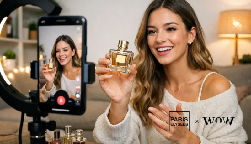 Paris Élysées Parfums lanza campaña en TikTok Shop con WOW Barcelona y logra 11.283 € en cuatro semanas